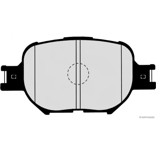 Sada brzdových platničiek kotúčovej brzdy HERTH+BUSS JAKOPARTS J3602091 - obr. 1