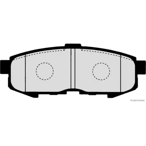 Sada brzdových platničiek kotúčovej brzdy HERTH+BUSS JAKOPARTS J3613022 - obr. 2