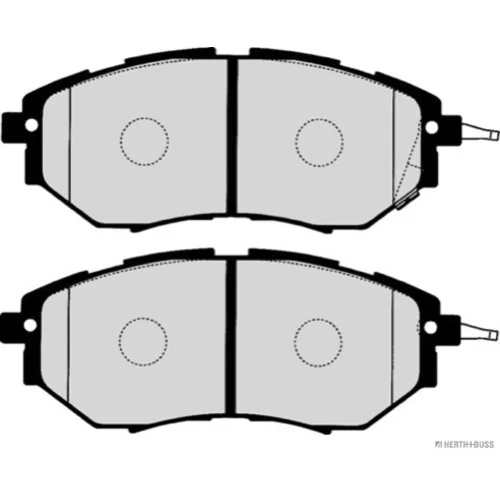 Sada brzdových platničiek kotúčovej brzdy HERTH+BUSS JAKOPARTS J3607020 - obr. 1