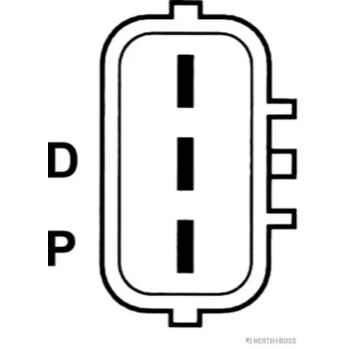 Alternátor HERTH+BUSS JAKOPARTS J5113081 - obr. 3