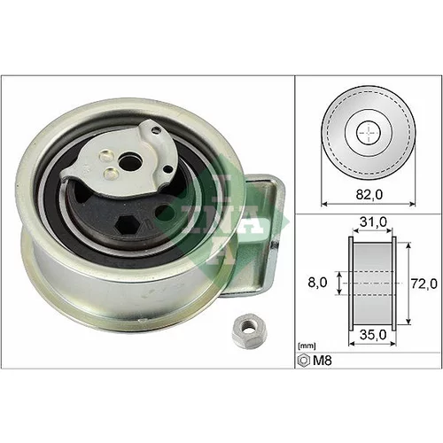 Napínacia kladka ozubeného remeňa INA 531 0396 20