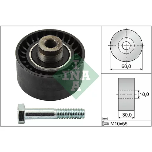 Obehová/vodiaca kladka ozubeného remeňa INA 532 0020 10
