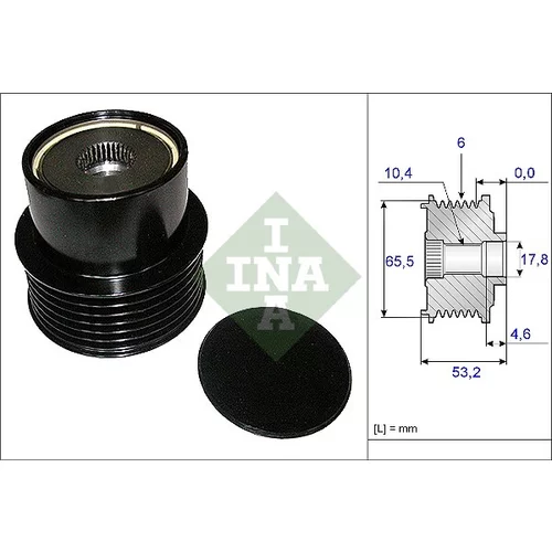 Voľnobežka alternátora INA 535 0195 10