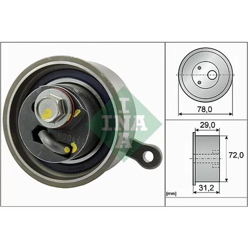 Napínacia kladka ozubeného remeňa INA 531 0911 10