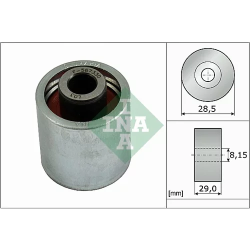Obehová/vodiaca kladka ozubeného remeňa INA 532 0310 10