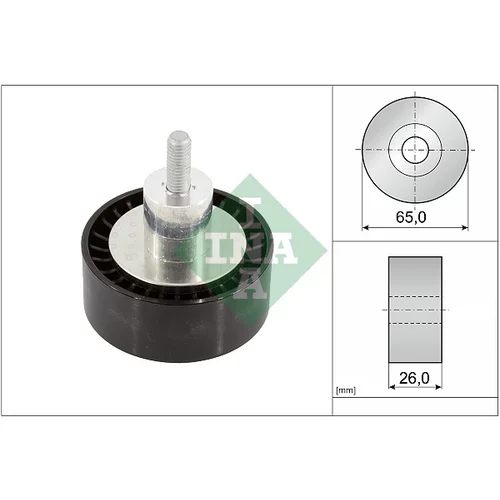 Vratná/vodiaca kladka rebrovaného klinového remeňa INA 532 0908 10