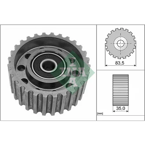Obehová/vodiaca kladka ozubeného remeňa INA 532 0098 20