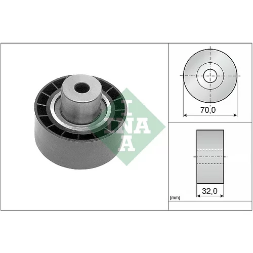 Obehová/vodiaca kladka ozubeného remeňa INA 532 0232 10
