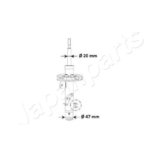 Tlmič pérovania JAPANPARTS MM-00940 - obr. 1