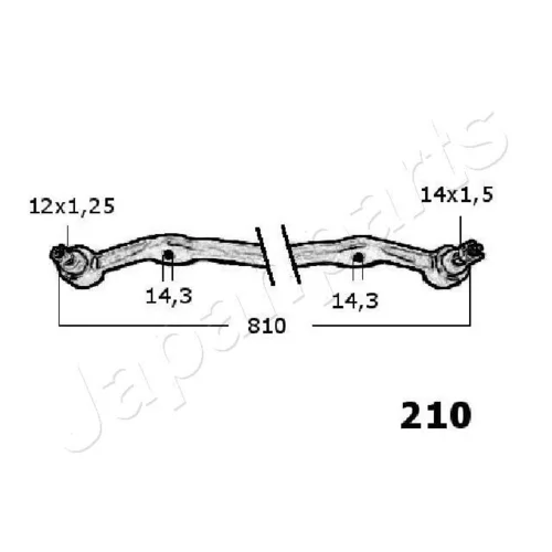 Spojovacia tyč riadenia JAPANPARTS CR-210 - obr. 1