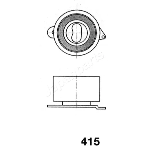 Napinák ozubeného remeňa JAPANPARTS BE-415 - obr. 1