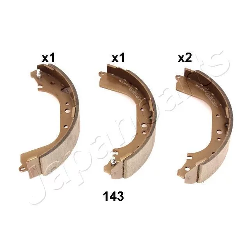 Sada brzdových čeľustí JAPANPARTS GF-143AF