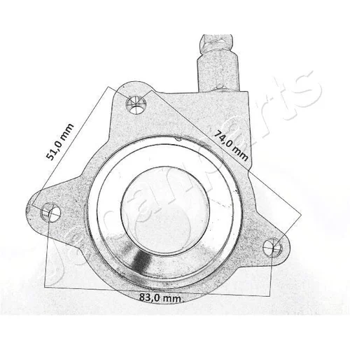 Vysúvacie ložisko JAPANPARTS CF-H08 - obr. 2