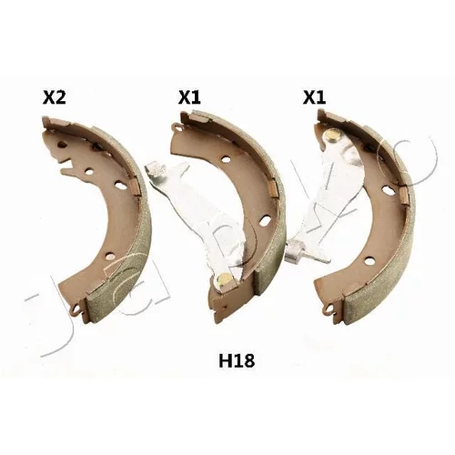Sada brzdových čeľustí JAPKO 55H18