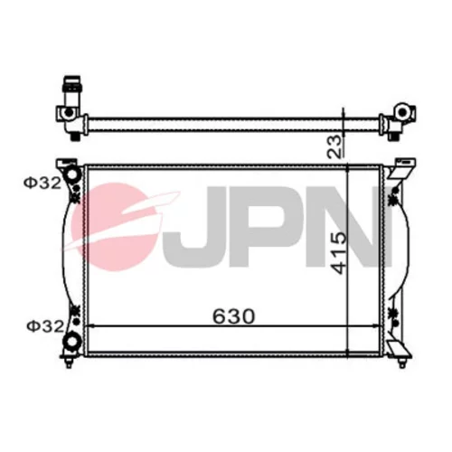 Chladič motora JPN 60C9004-JPN