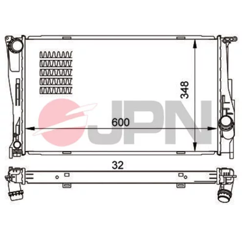 Chladič motora 60C9008-JPN - obr. 1