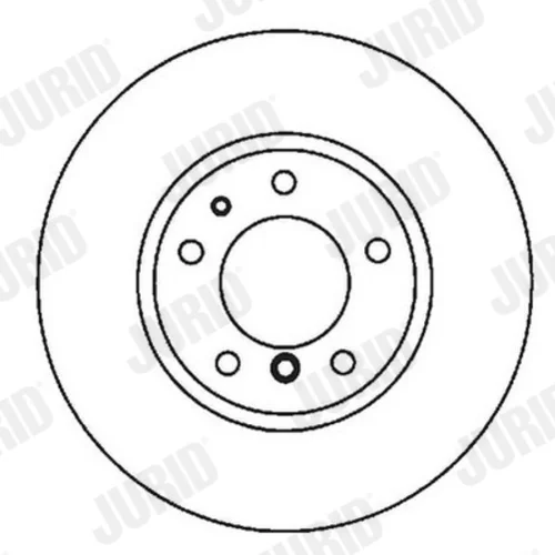 Brzdový kotúč JURID 561963JC - obr. 2