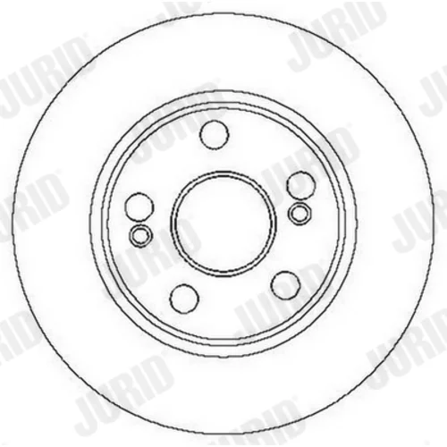 Brzdový kotúč JURID 562104JC - obr. 2