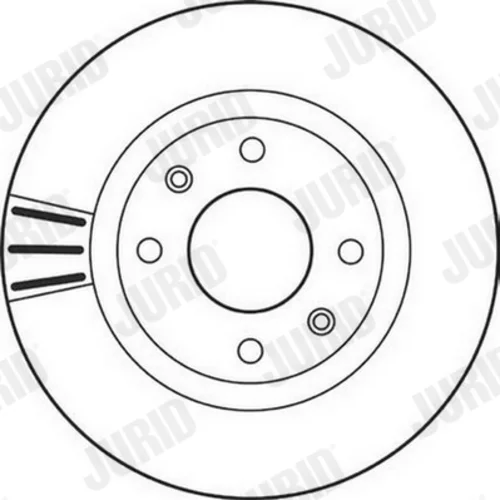Brzdový kotúč JURID 562128JC - obr. 2