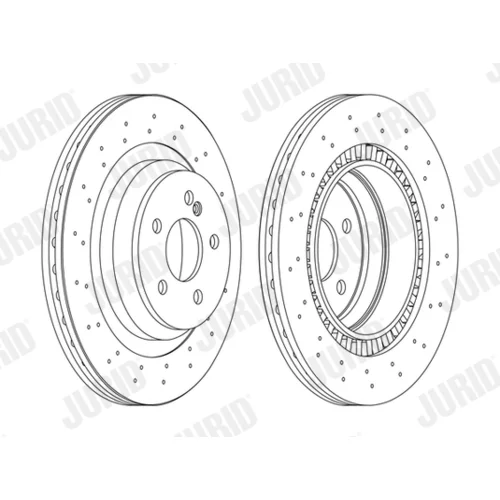 Brzdový kotúč JURID 562400J