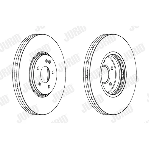 Brzdový kotúč JURID 563103JC-1 - obr. 1