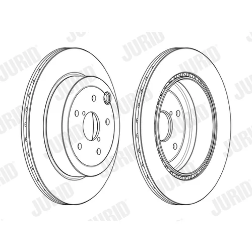 Brzdový kotúč JURID 563108JC