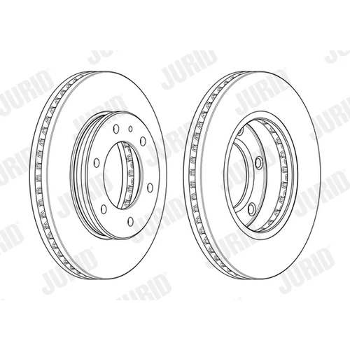 Brzdový kotúč JURID 563116JC-1 - obr. 1