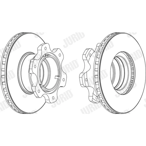 Brzdový kotúč JURID 567769J