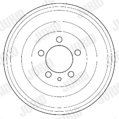 Brzdový bubon JURID 329012J - obr. 1
