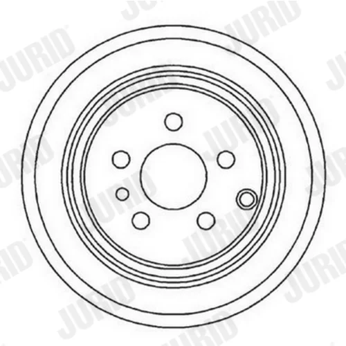 Brzdový kotúč JURID 561964JC - obr. 2