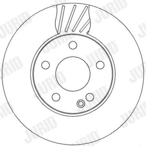 Brzdový kotúč JURID 562312JC - obr. 2