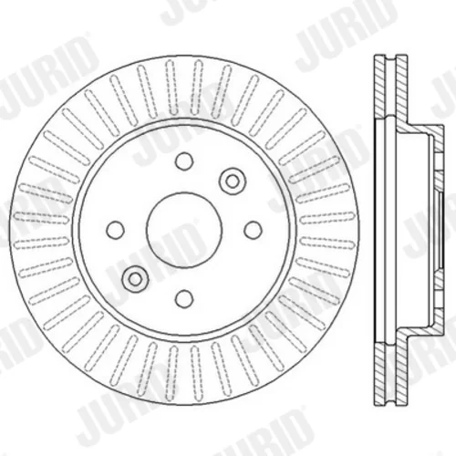 Brzdový kotúč 562557JC /JURID/ - obr. 2