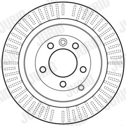 Brzdový kotúč JURID 562657JC - obr. 1