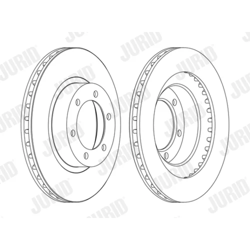 Brzdový kotúč JURID 562743JC