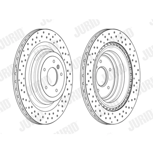 Brzdový kotúč JURID 563017JC