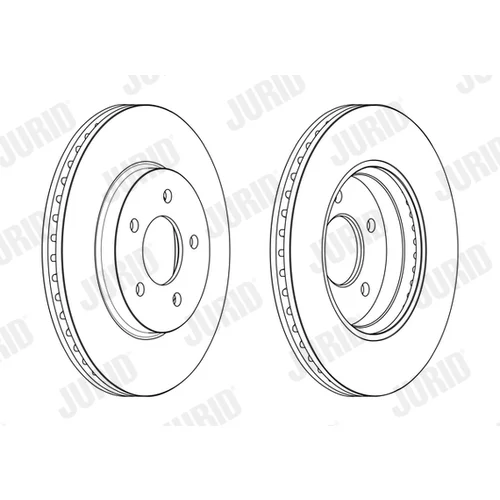 Brzdový kotúč JURID 563234JC - obr. 1
