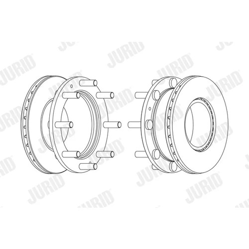 Brzdový kotúč JURID 569264J