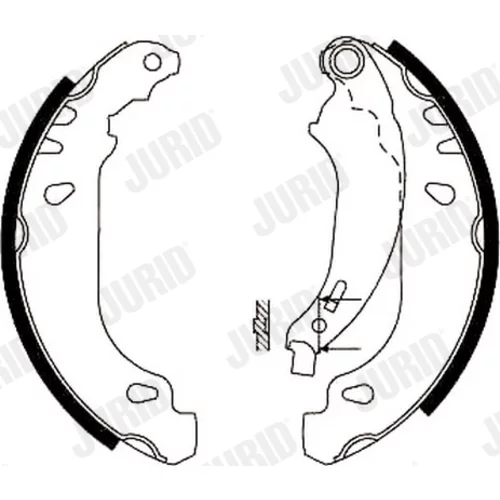 Sada brzdových čeľustí JURID 362393J - obr. 3
