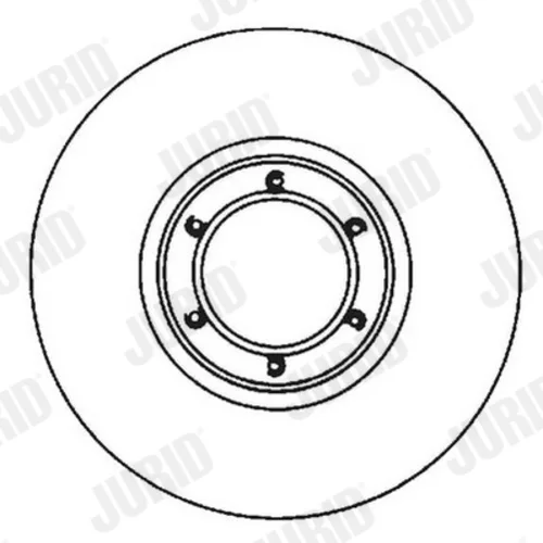 Brzdový kotúč JURID 561643JC - obr. 2