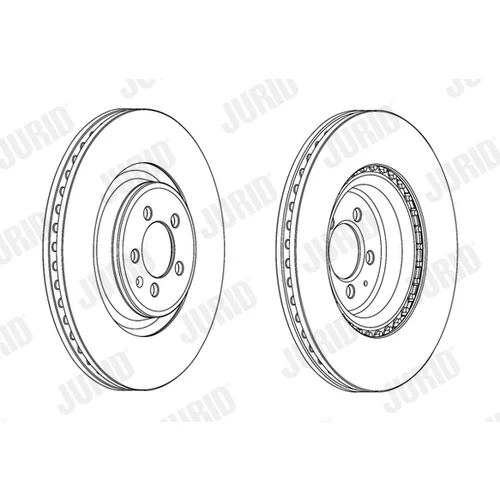 Brzdový kotúč JURID 562661JC-1 - obr. 1