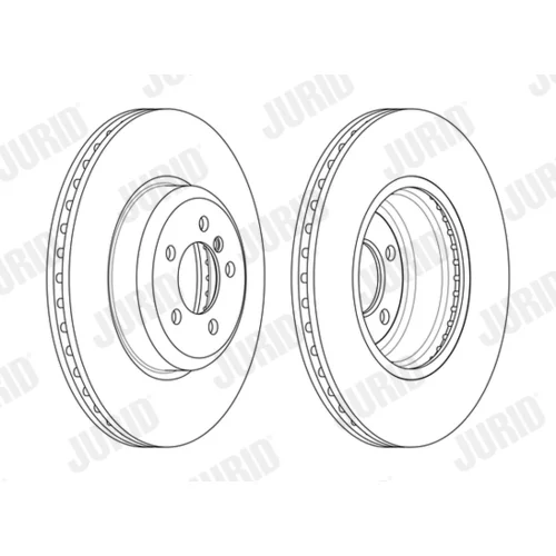 Brzdový kotúč 563133JC-1 /JURID/ - obr. 1