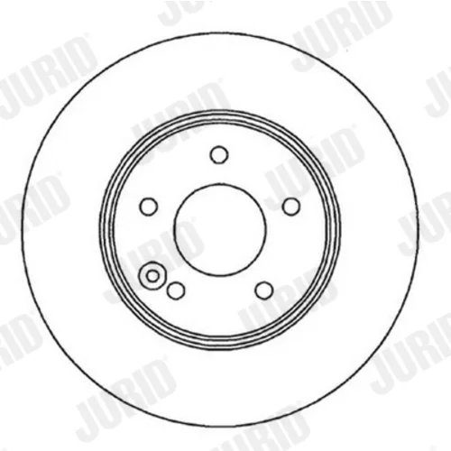 Brzdový kotúč JURID 562034JC - obr. 2