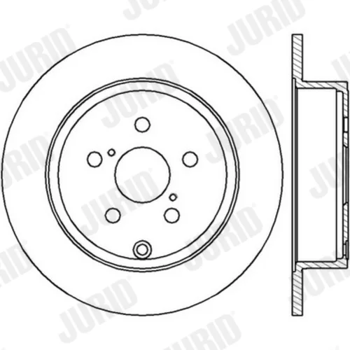 Brzdový kotúč JURID 562418JC - obr. 2