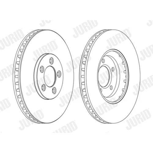 Brzdový kotúč JURID 562533JC-1 - obr. 1