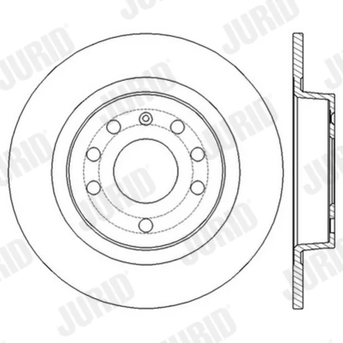 Brzdový kotúč JURID 562581JC - obr. 1