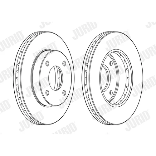 Brzdový kotúč JURID 563107JC