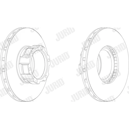 Brzdový kotúč JURID 567770J