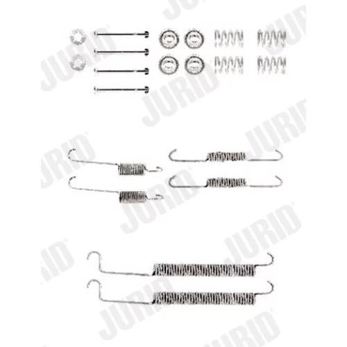 Sada príslušenstva brzdovej čeľuste JURID 771282J