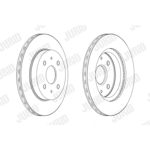 Brzdový kotúč JURID 562532JC - obr. 2