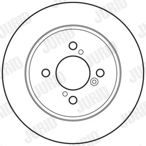 Brzdový kotúč JURID 562698JC - obr. 1